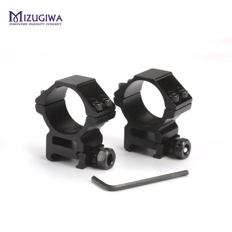 MIZUGIWA نطاق جبل 30 مللي متر خواتم ويفر 20 مللي متر Picatinny السكك الحديدية للبصريات البصر مسدس الادسنس اكسسوارات الصيد قضاء