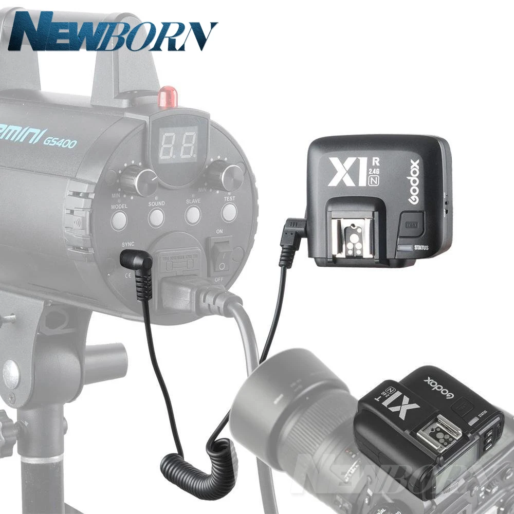 Триггер вспышки GODOX X1N TTL 2 4G беспроводной X1T N передатчик + X1R приемник для Nikon D800 D3X D3