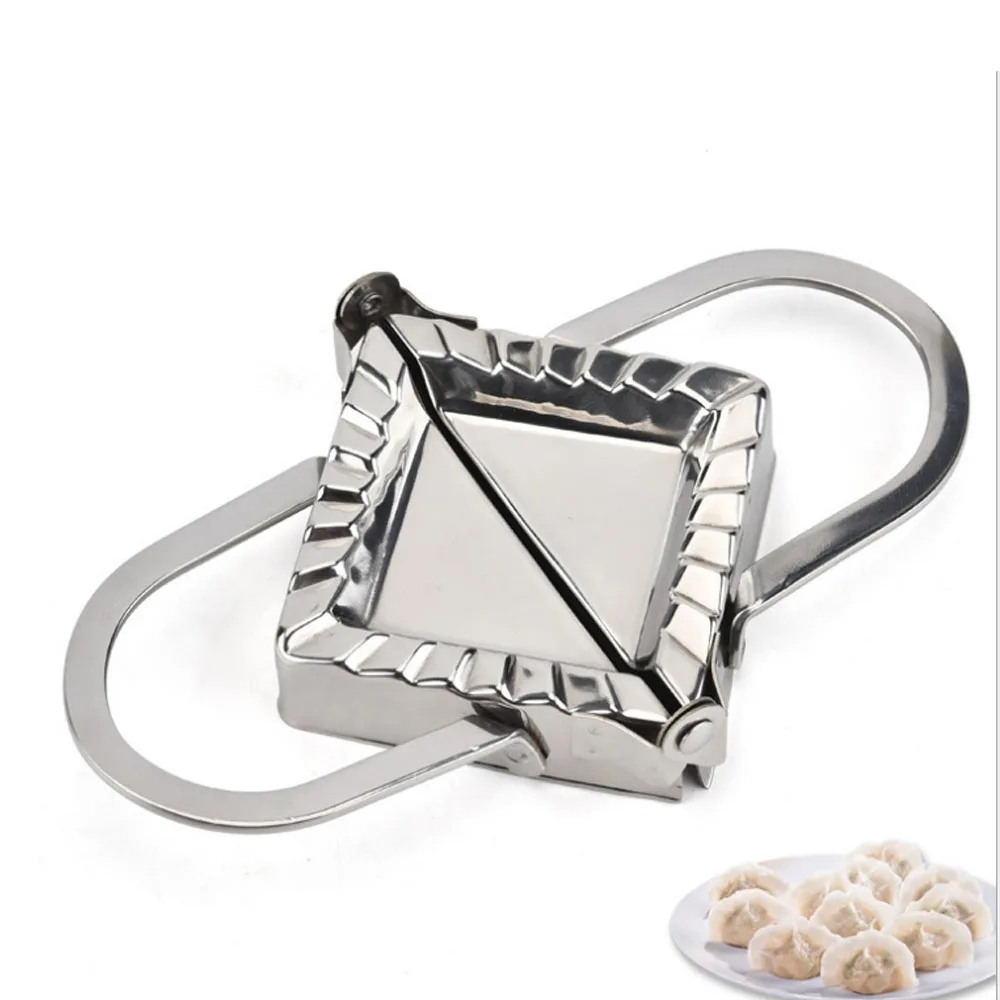 

Dumpling Maker Mould Stainless Steel Dumpling Pie Ravioli Mould Jiaozi Making Machine Kitchen Cooking Pastry Tools
