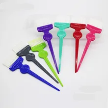 1 шт. пластиковое окрашивание для волос щетка расческа Парикмахерская Салон для окрашивания волос Инструменты для укладки волос цветные Ра...(China)