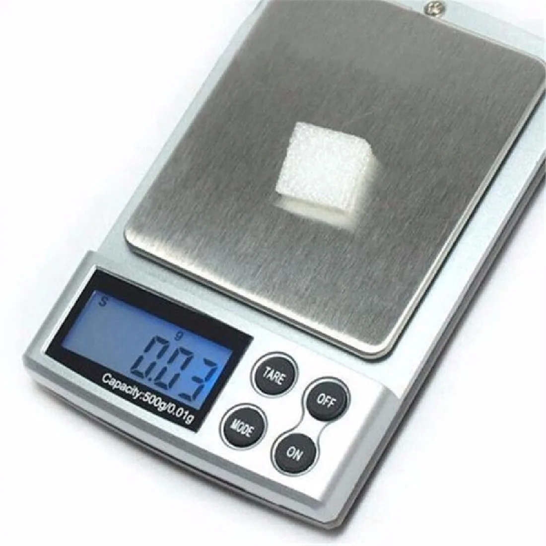 1 шт. 500 г x 0.01 г Цифровой маштаб золото Серебряные ювелирные изделия Вес весах ЖК-дисплей Дисплей единиц карманный электронный весы