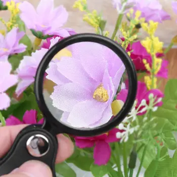 

5X 40mm Portable Mini Magnifier Foldable Reading Jewelry Magnifying Glass Loupe