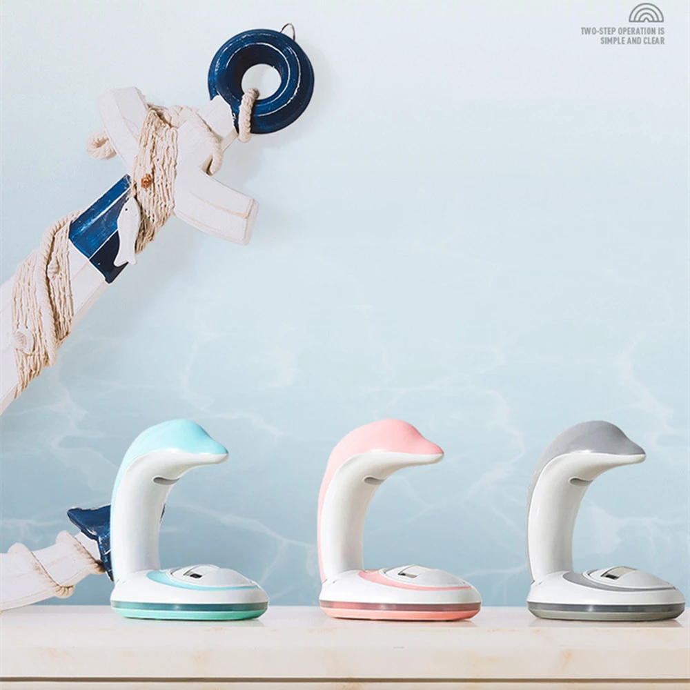 SuperNight Dolphin Rainbow Projection Lamp Romantic USB Rechargeable Colorful LED Ambient Night Light Bedroom Bedside Table Lamp (16)