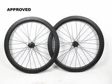 Farsports FSC50-CM-25 DT240 700c carbon cyclocross wheels with disc brake, 25 x 50mm road carbon disc brake clincher wheels