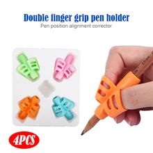 4/10pcs Children Pencil Holder Writing Corrector Kids Silicone Pen Writing Aid Grip Posture Correction Device Tool for Student
