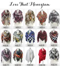 Plaid Blanket Scarf FAST Shipping Plaid Scarf Tartan Scarf woman lady Scarf