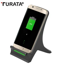 TURATA Qi Беспроводное зарядное устройство для iPhone X 8 7 Plus samsung Note 8 S8 S7 S6 Edge телефон быстрая Беспроводная зарядка док-станция