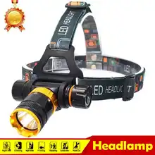 Фара для дайвинга Wasafire XML T6 светодиодный Фонарь налобный Водонепроницаемый Фонарь налобный фонарь для подводной съемки 18650 фонарь с батареей