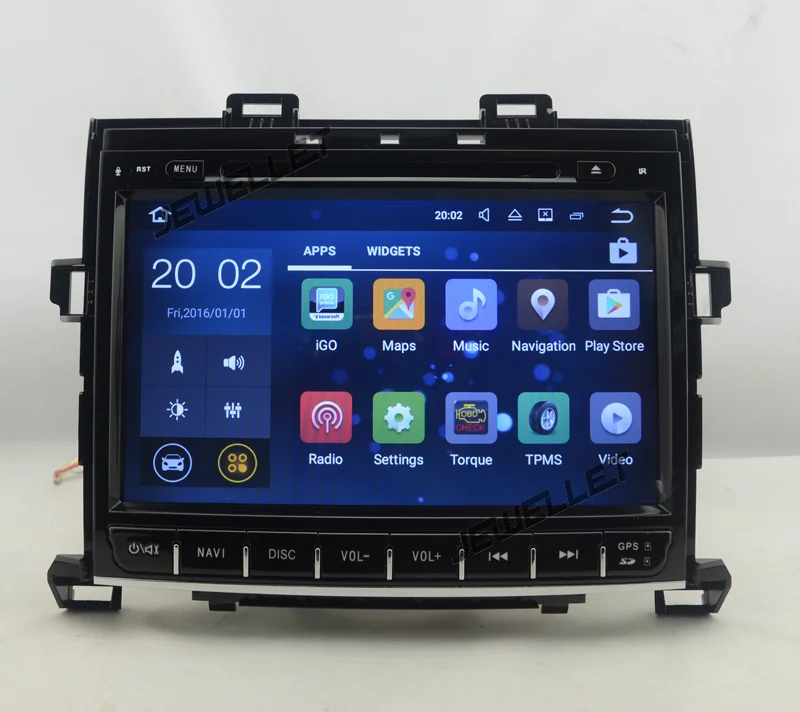 Восьмиядерный IPS экран Android 10 автомобильный DVD GPS радио навигация для Toyota Alphard Vellfire