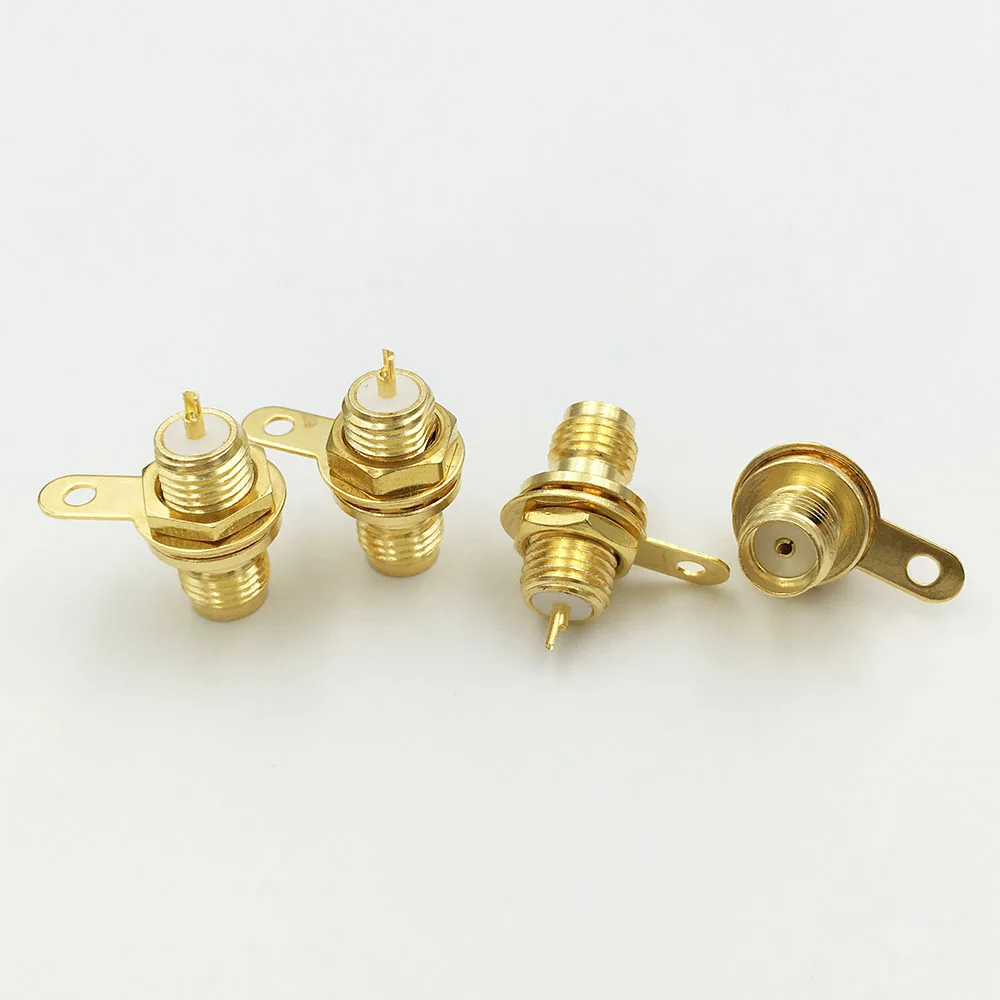Латунный разъем SMA Гнездовой с гайкой 10 шт.|mount connector|l connectormount handle |