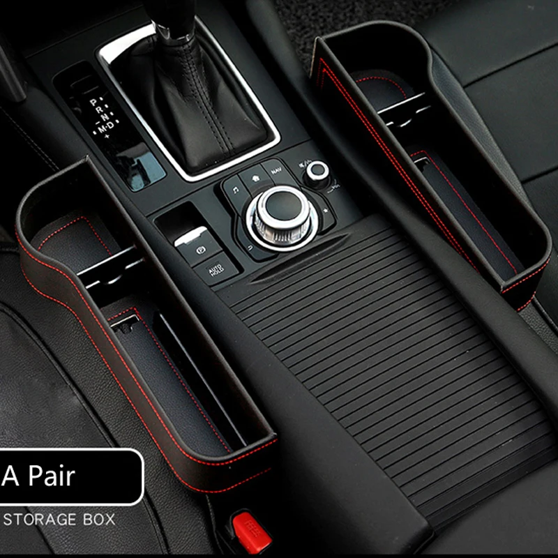 Автокресло карманы для хранения Box Кожа Организатор Авто Gap карман для Audi A3 A4 A5 A6 A7 A8 B6 B7 B8 C5 C6 TT Q3 Q5 Q7 S3 S4
