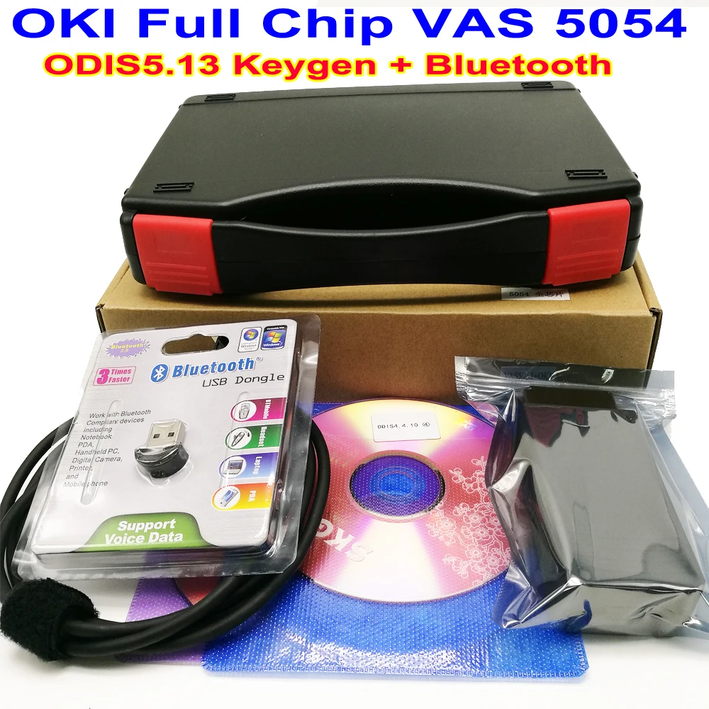 

VAS5054 ODIS V5.13 Newest Full Chip Original OKI Auto OBD2 Diagnostic Tool VAS5054A VAS 5054A Bluetooth code reader Scanner