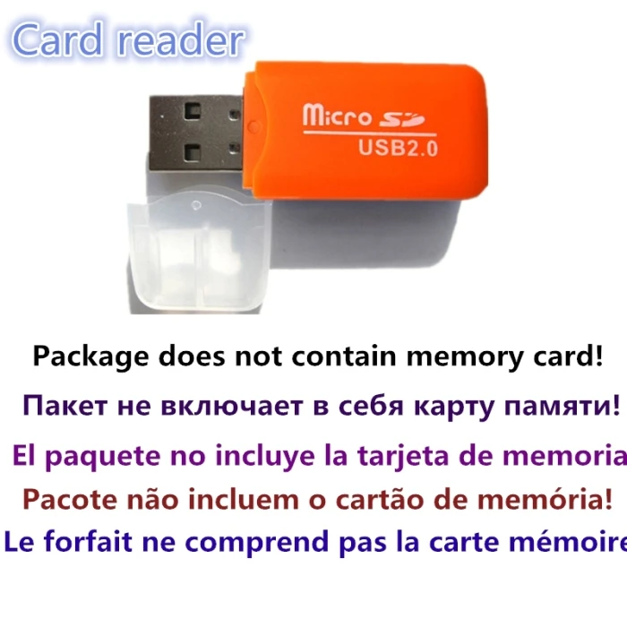 GAOMUYUE USB 2,0 кард-ридер для tf карт в кард-ридере s для microsd и micro sd карты с адаптером SD на выбор C-1