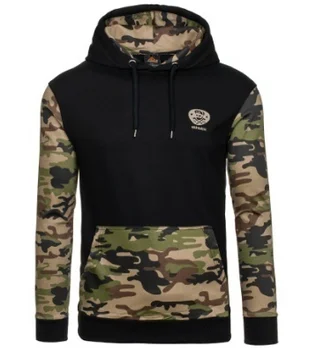 

Brand 2018 Hoodie Splicing Camouflage Hoodies Men Fashion Tracksuit Male Sweatshirt Hoody Mens Purpose Tour Hoodie XXL