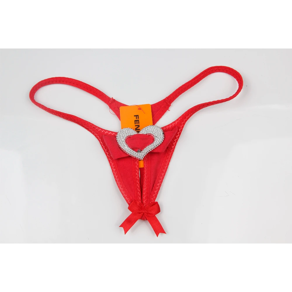 

10pcs Wholesale Women Ladies Sexy Open Crotch crotchless Pearls Thongs G-string V-string Panties Knickers Underwear 02