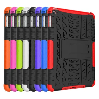 

7.9 Case cover For Apple iPad Mini 4 Case Silicone & PC Shockproof Combo Hybrid Rugged Dual Layer Grip Cover Case w/ Kickstand