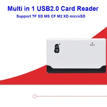 Kawau C235 Высокое качество USB2.0 кардридер Макс поддержка 64 Гб Мульти в 1 кардридер поддержка TF SD MS CF M2 XD microSD карта