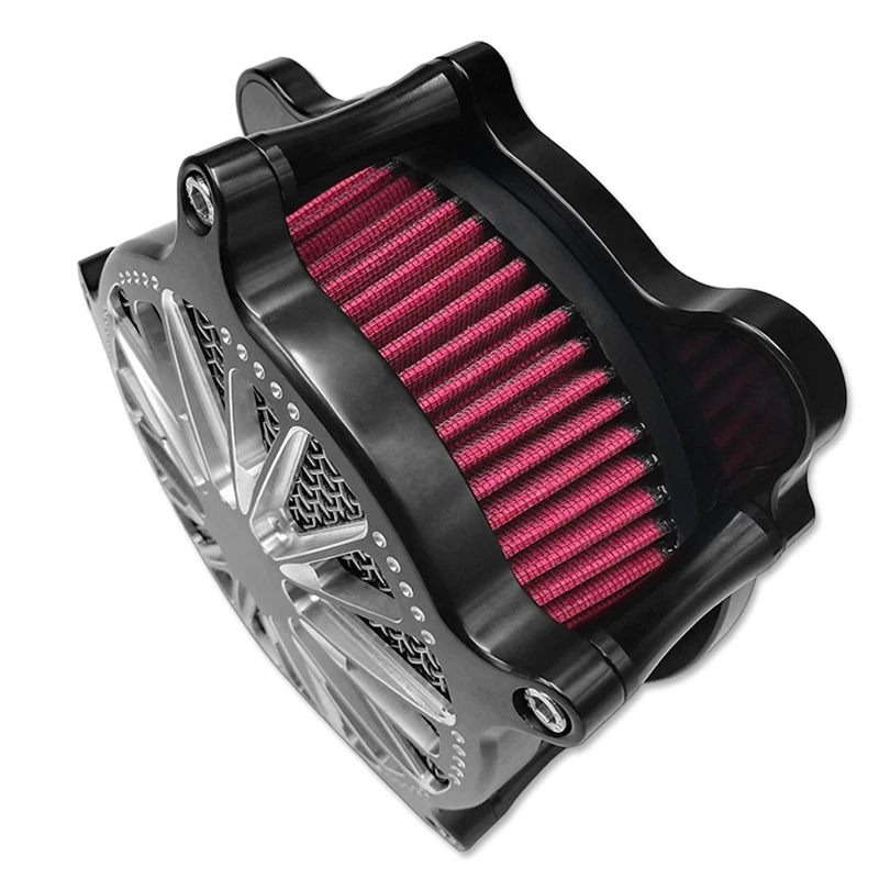 Фильтр для очистителя воздуха Domin Red Harley Sportster XL 883 Dyna Street Bob 00 17 Softail Heritage 18 Touring Glide 08