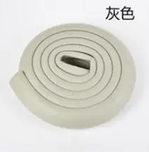 1 шт. 2 м стол для настольных игр Edge Guard Strip домашняя Подушка защитная лента безопасная защита детская полоска для бара мягкая уплотненная Новинка - Цвет: Темно-серый