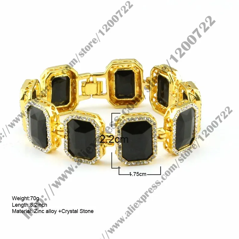Pulseira Set Cor do Ouro Iced Out
