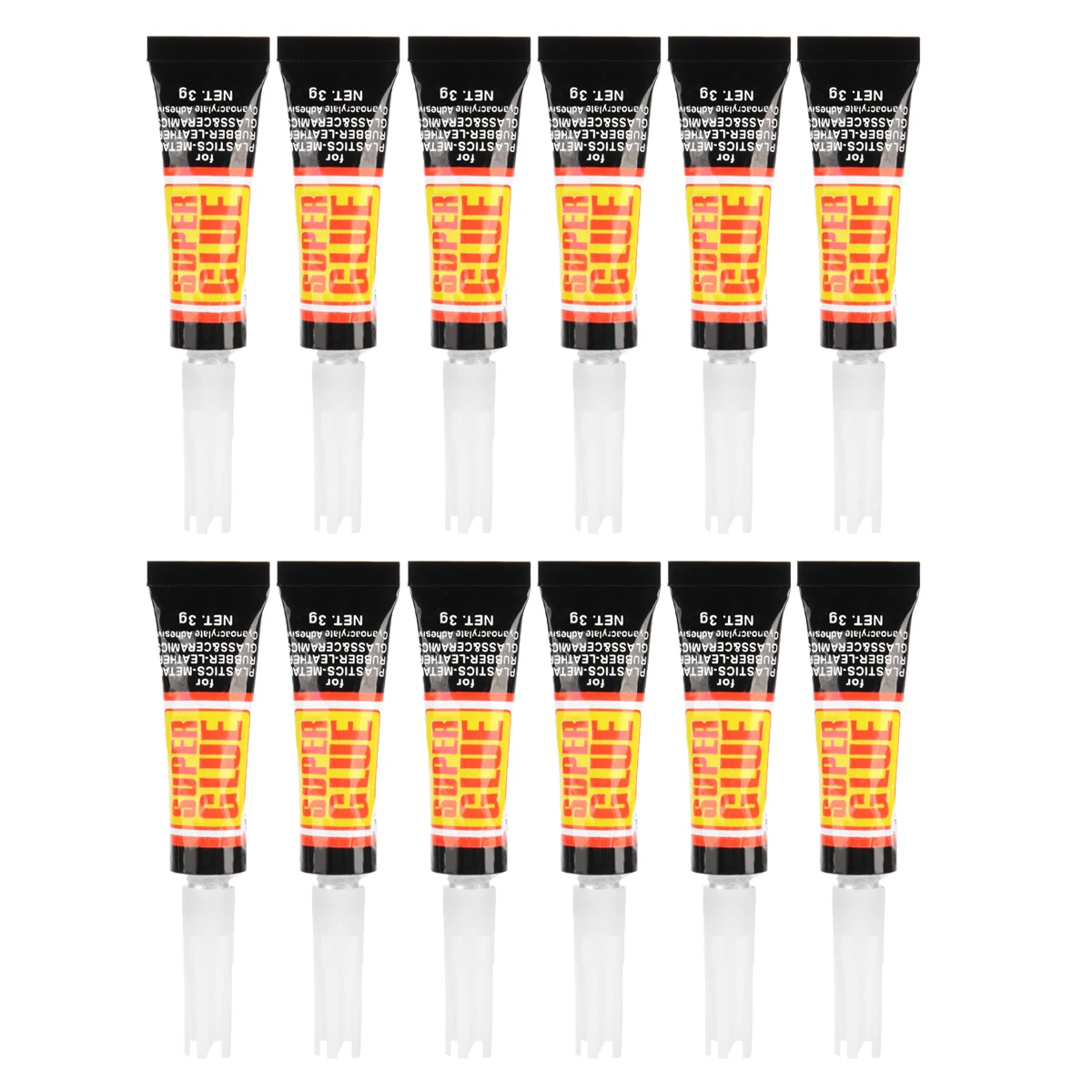 

12pcs Quick Strong Liquid Glue Instant Dry Super Glue Mini Tube Multi Fixed Repair Glue Set For Metal Glass Plastic Craft Repair
