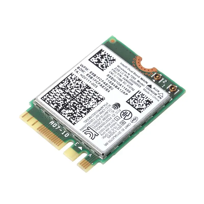 Беспроводная карта WiFi Двухдиапазонная 04X6008 7260NGW AN Bluetooth 4 0 для Lenovo ThinkPad T440 T440p W540 L440