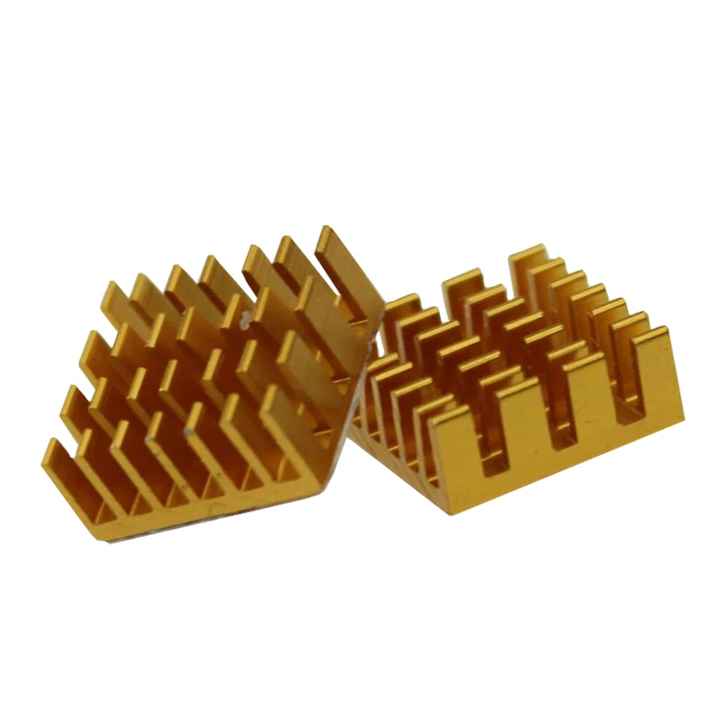50 قطعة Gdstime 14x14x6 مللي متر الألومنيوم الحرارة بالوعة رقاقة وحدة المعالجة المركزية GPU VGA RAM IC LED غرفة التبريد المبرد برودة