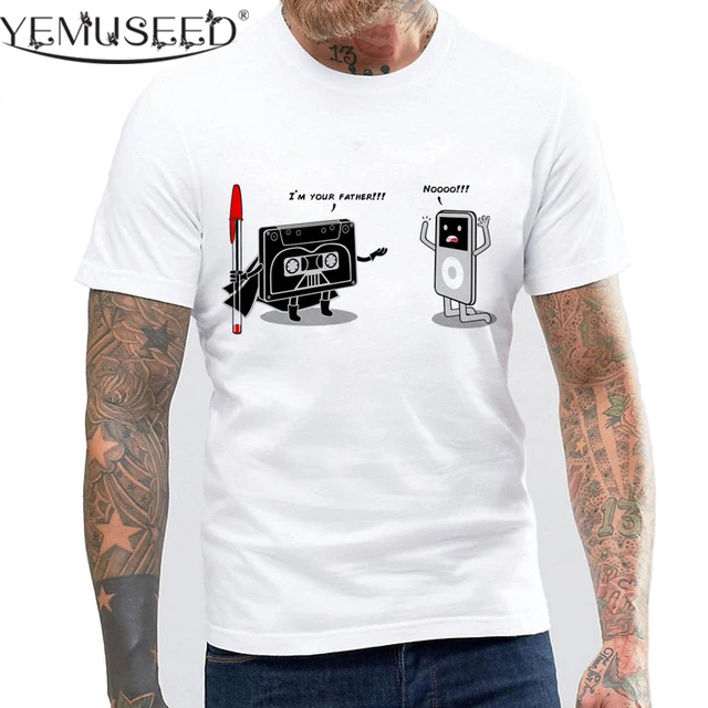 

YEMUSEED 2017 Fashion Men T-shirts Music Player Hipster Tops MTE18