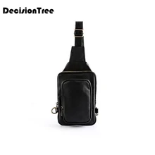 Корейский стиль, мужская нагрудная сумка-мессенджер из искусственной кожи, мужские повседневные дорожные сумки с маленьким ремнем, мужские сумки на плечо L43