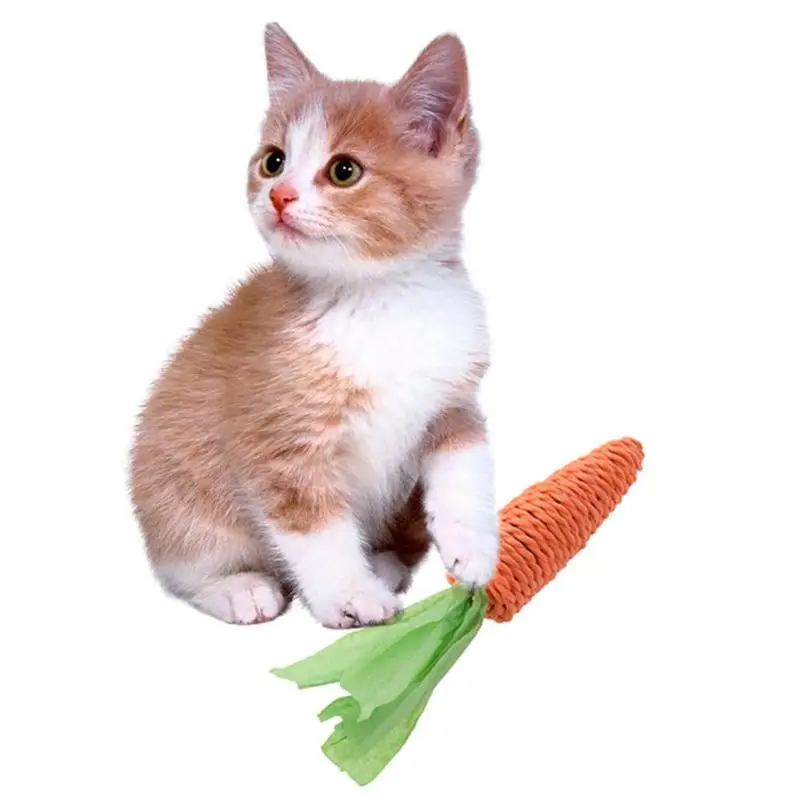 1 шт. игрушки для котов конопляная веревка струна морковь игрушечная Редька щенок для жевания и кусания когтеточки игрушки для домашних животных интерактивные игрушки Размер S L