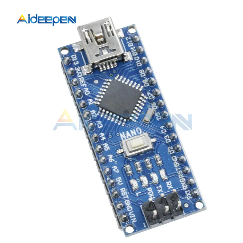 Плата контроллера CH340 Nano v3.0 ATmega328P плата совместимая с Arduino USB драйвер V3.0 ATmega328 для