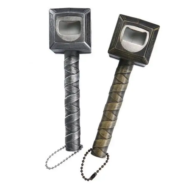 Thor Hammer Bottle Opener Replica Metal Toys Infinity War Thor Hammer Bar Beer Opener Model Statue Toys Action Toy Figures Aliexpress
