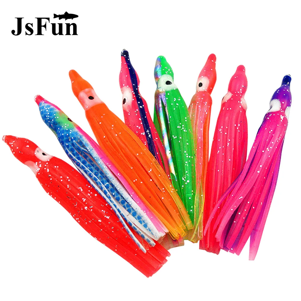 100pcs 6cm Soft Plastic Octopus Fishing Lures For Jigs Mixed Color