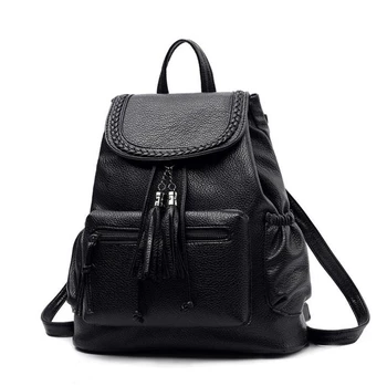 

newhotstacy bag 092017 female fashion tassel backpack lady travel bag
