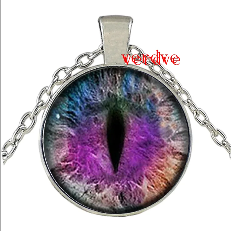2017 New Trendy Dragon Eye Pendant Personality Eyes Jewelry Glass Dome