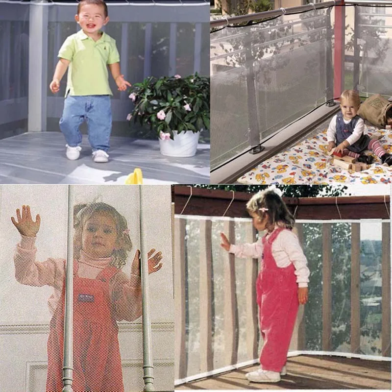 

Baby Playpens Fence Child Safety Netting Children Balcony Stair Gate Protector Home Toddler Kids care Product Protect Safety Net