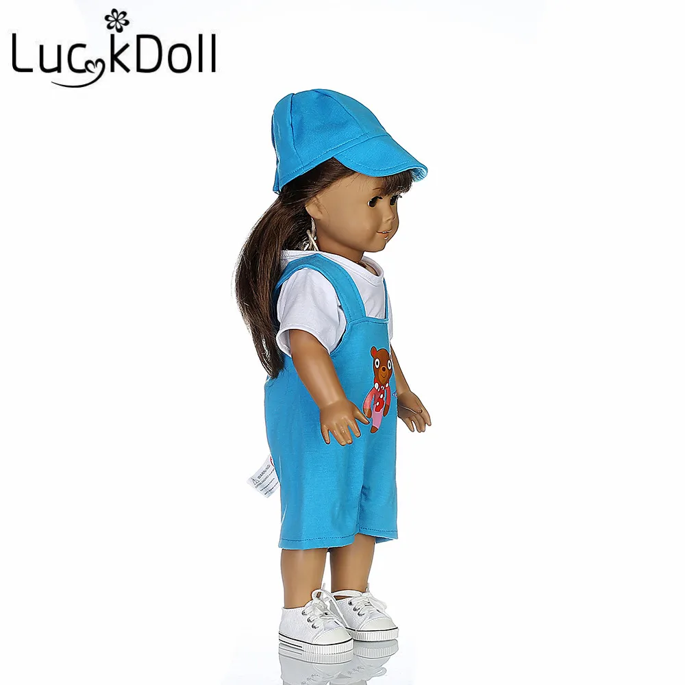 Кукольная Пижама LUCKDOLL 12 видов 18 дюймов американский размер 43 см Детская кукла