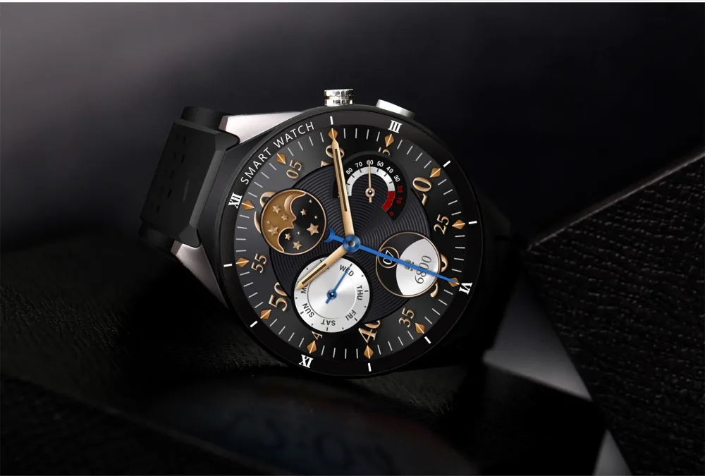 Montre intelligente 3G Android 7.0 Smartwatch Bluetooth pour homme