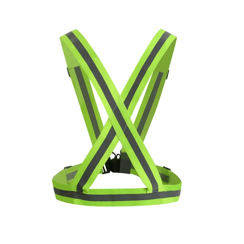 

High Visibility reflection vest Waistcoat Unisex Safety Outdoor Running Cycling Vest Harness Reflective Belt Safety Jacket Tops