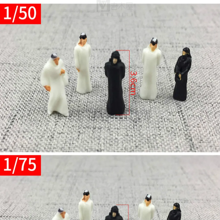 architecture model plastic arab figure in kits toy  (28)