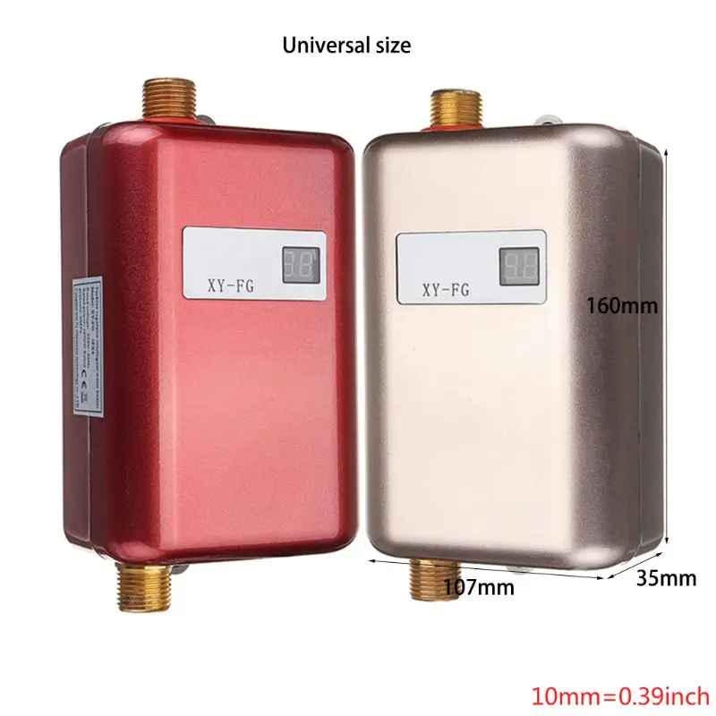 3800 Вт водонагреватель мини безрезервуарный мгновенный горячий кран кухонный нагревательный термостат США штекер Интеллектуальный