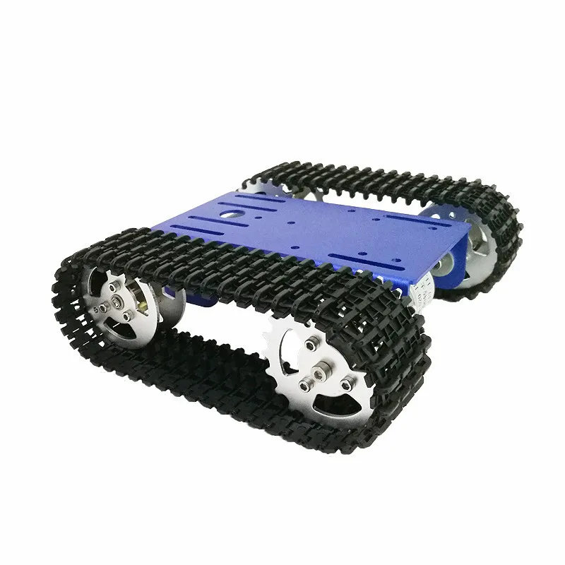 

T101 Smart Robot Tank Chassis Tracked Car Platform with 33GB-520 Motor for DIY Robot Graduation RC Robot Toy Part