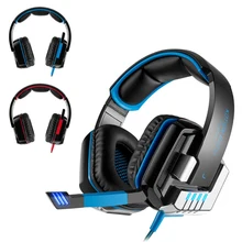 Профессиональный Проводная игровая G8000 3,5 мм гарнитуру басовые наушники стерео наушники с микрофоном Шум отмена для компьютерных игр