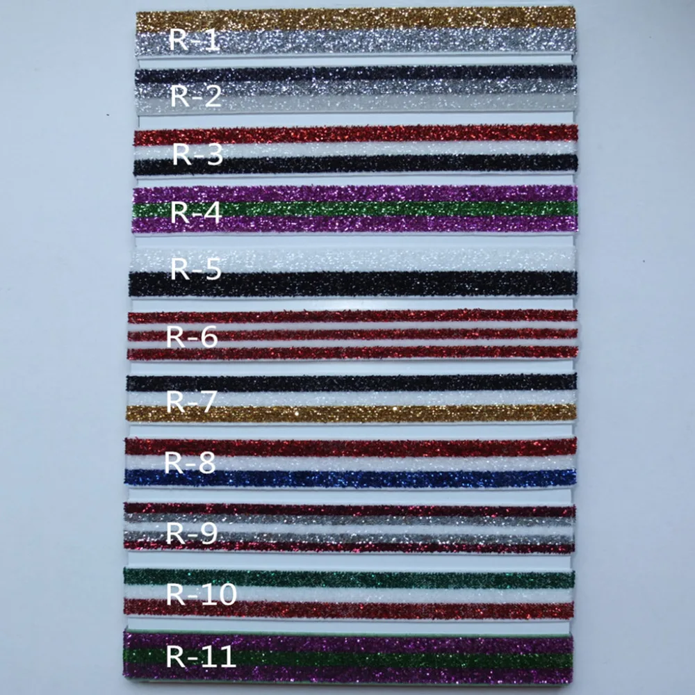 

Striped glitter elastic 5/8'' Elastic Velvet Ribbon Glitter FOE DIY hair band Hair elastic 5 yards per color 20 yards/lot