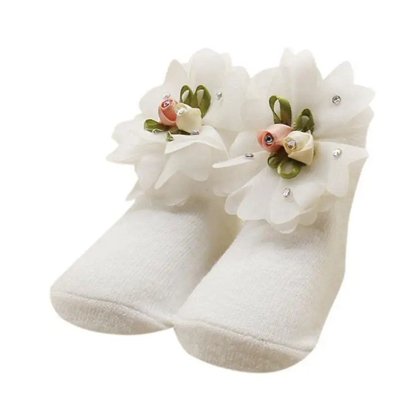1 пара; Милые Удобные хлопковые носки унисекс с цветочным рисунком для маленьких детей; тапочки; теплые мягкие носки для малышей с изображением животных