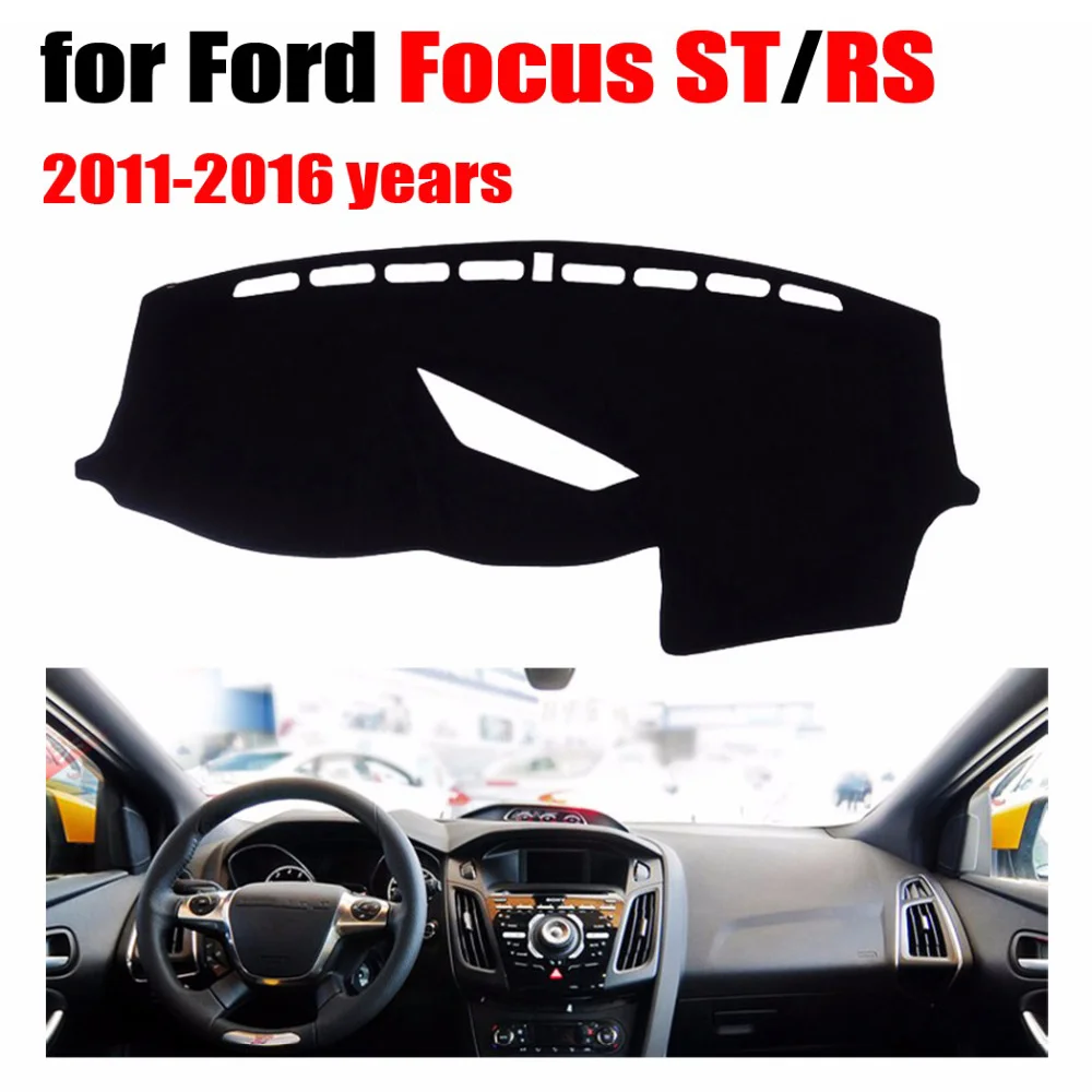 Приборная панель автомобиля охватывает коврик для Ford Focus ST/RS 2011 2016 левосторонний
