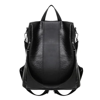 

New Women PU Leather Backpack Ipad Tablet Top Handle Shoulder Bag for Girls Female Work Office Daypacks Casual School Bags