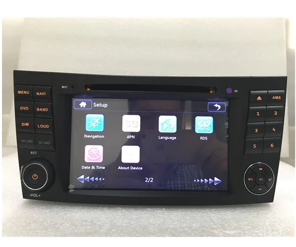 Top 2din car radio DVD  for Mercedes E G class W211 W464 CLS GPS NAVI with Radio  for W211 E class 2002-2008 WIFI 3G 10