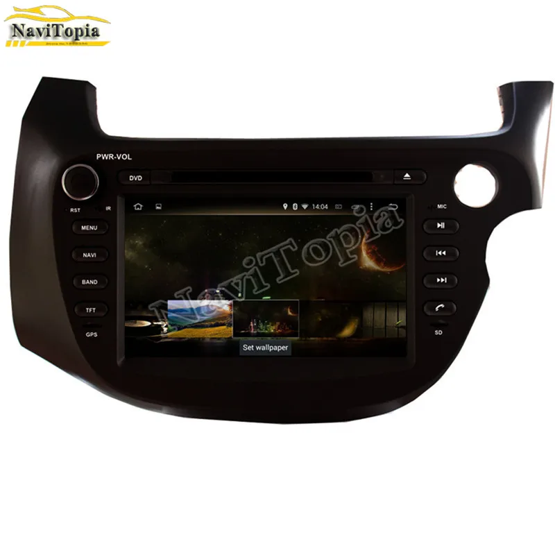 Perfect NAVITOPIA 4G RAM 32G ROM Octa Core Android 9.0 Car DVD Radio Multimedia Player GPS Navigation for Honda Fit Jazz R2007- 3