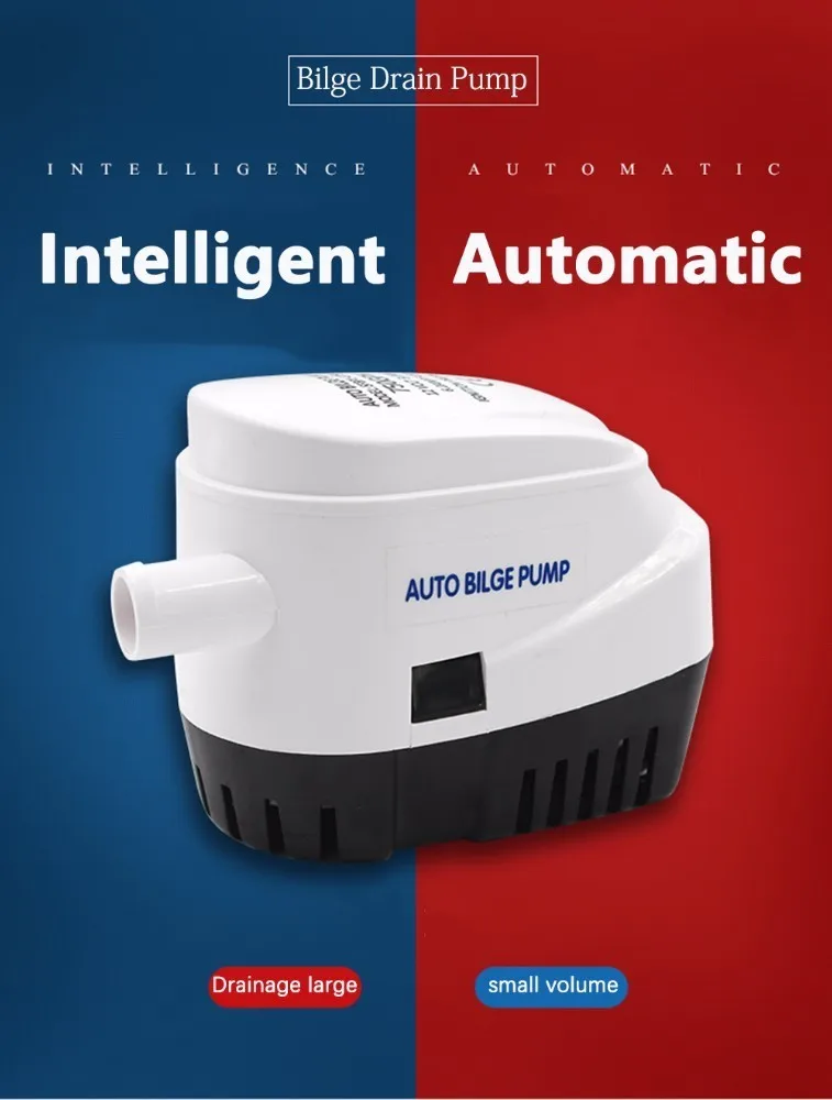 barco automático 12v 24v auto dc submersível
